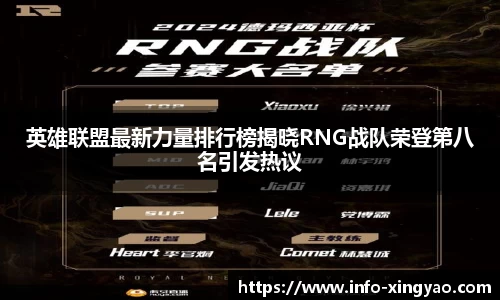 英雄联盟最新力量排行榜揭晓RNG战队荣登第八名引发热议
